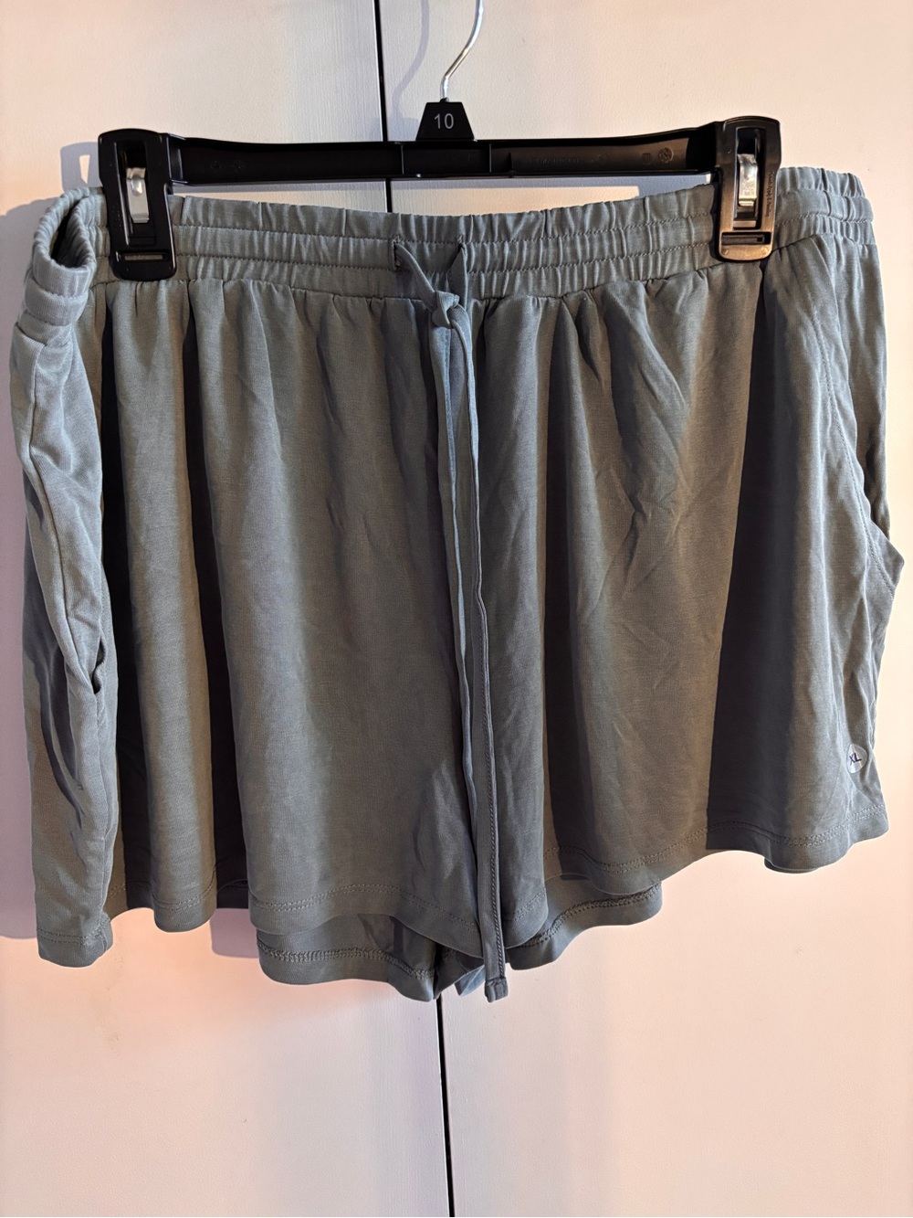 aerie NWT Sage Green Drawstring Silky Shorts - dress up or down